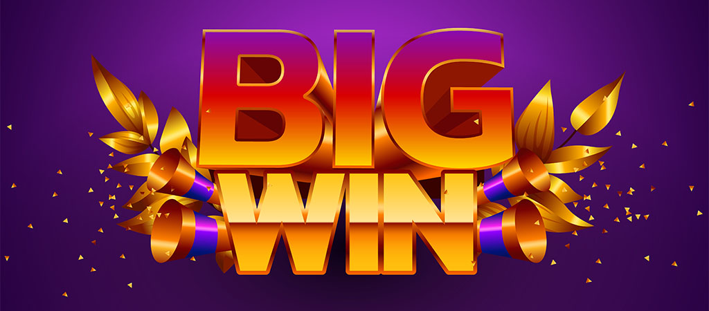 Big Win, fitore e madhe, shpërblim, jackpot, kazino online, lojëra fati, bonus, lojëra slot, festim, ar, fitim