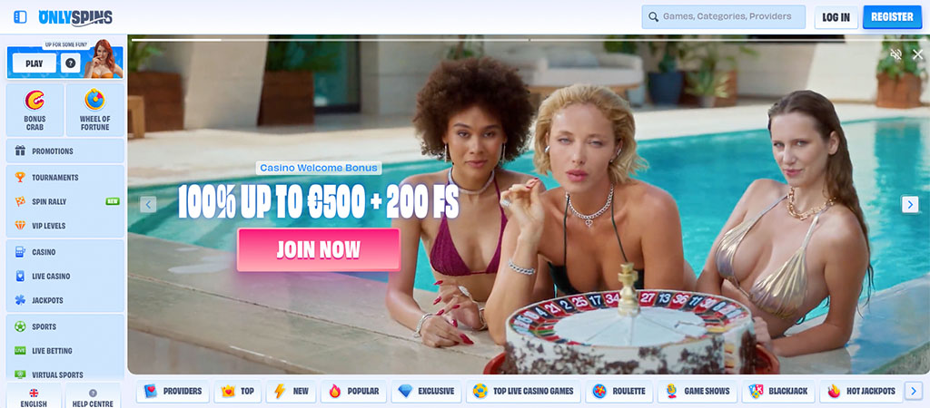 OnlySpins bonuset dhe promocionet 2026