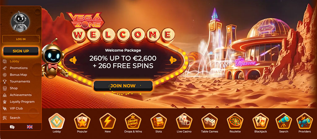 Vegazone Casino bonuset dhe promocionet 2026