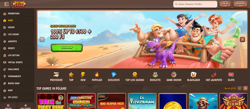 StoneVegas Casino bonuset dhe promocionet 2026