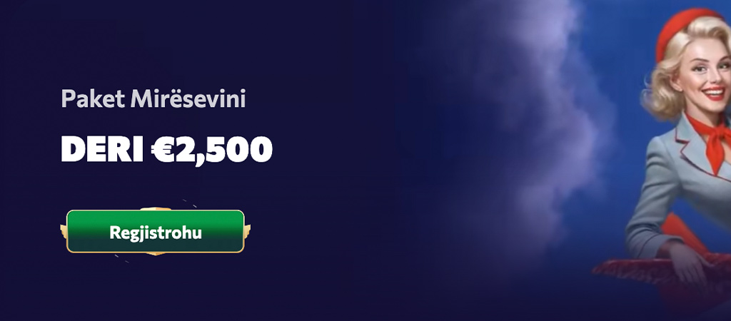 Bonus mirëseardhjeje, online casino Albania
