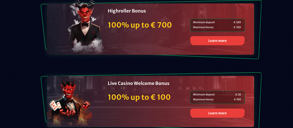 Instant Bonus Round, bonus mirëseardhjeje